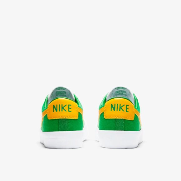 NIKE SB BLAZER LOW PRO GT MEN\'S SIZE 7.5 GREEN/YELLOW NEW Without BOX main image 7